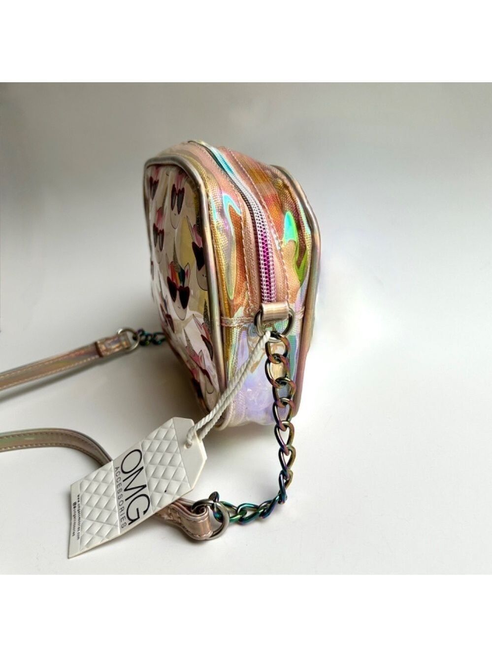 NWT OMG Unicorn Iridescent Crossbody Bag - Picture 4 of 9